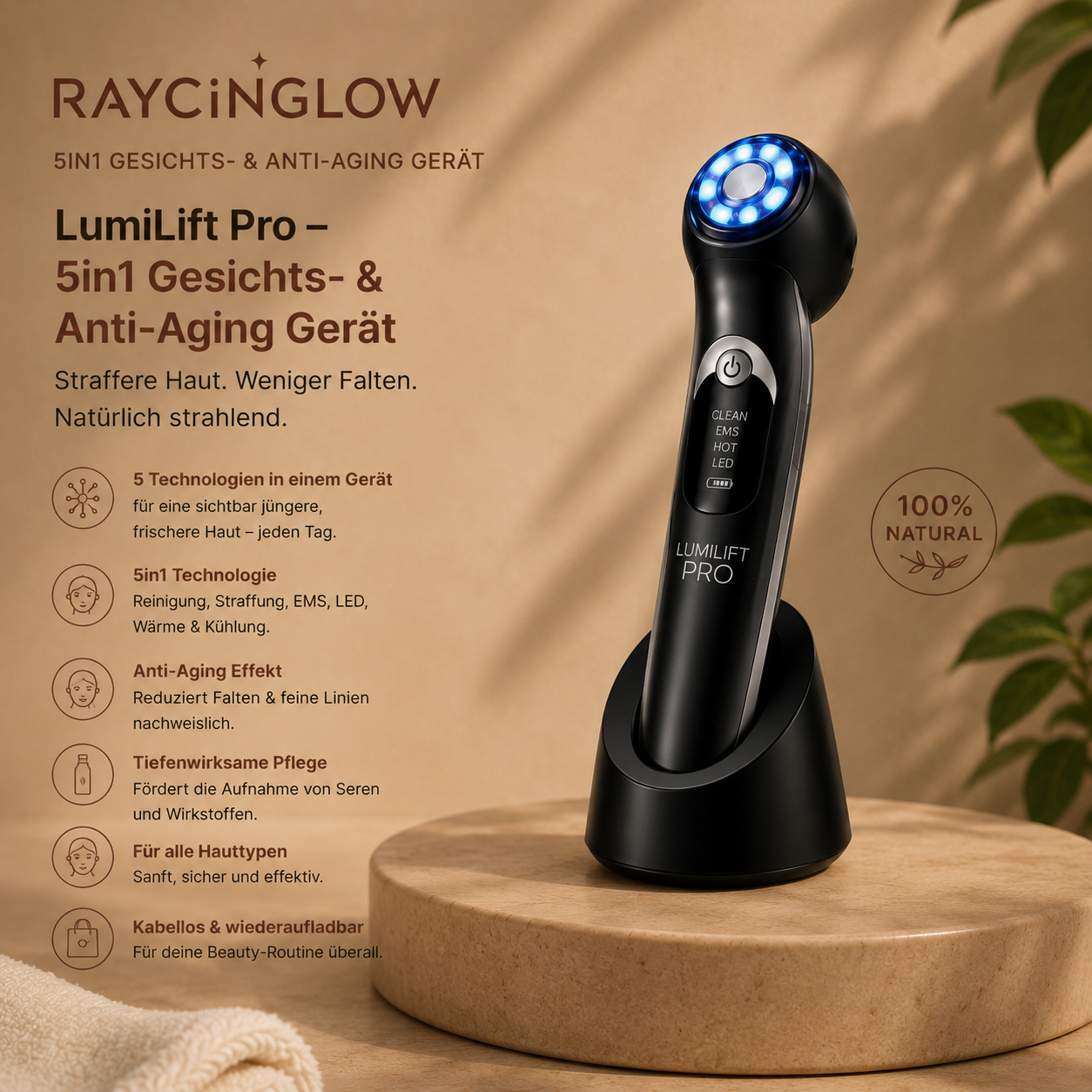 LumiLift Pro™ – 5in1 Gesichts- & Anti-Aging Gerät